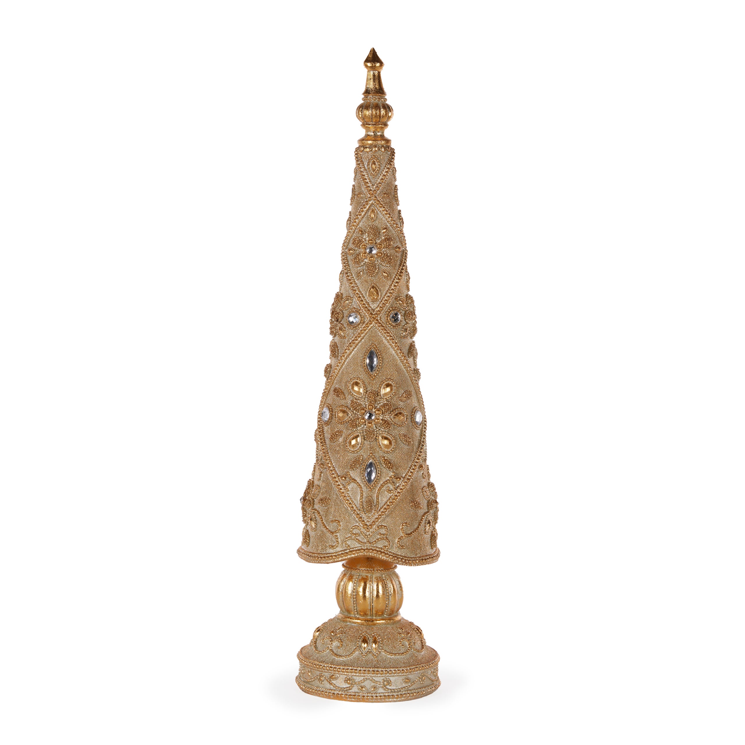 Gold Embellished Tabletop Tree Country Accent Gold embellished tabletop tree country accent